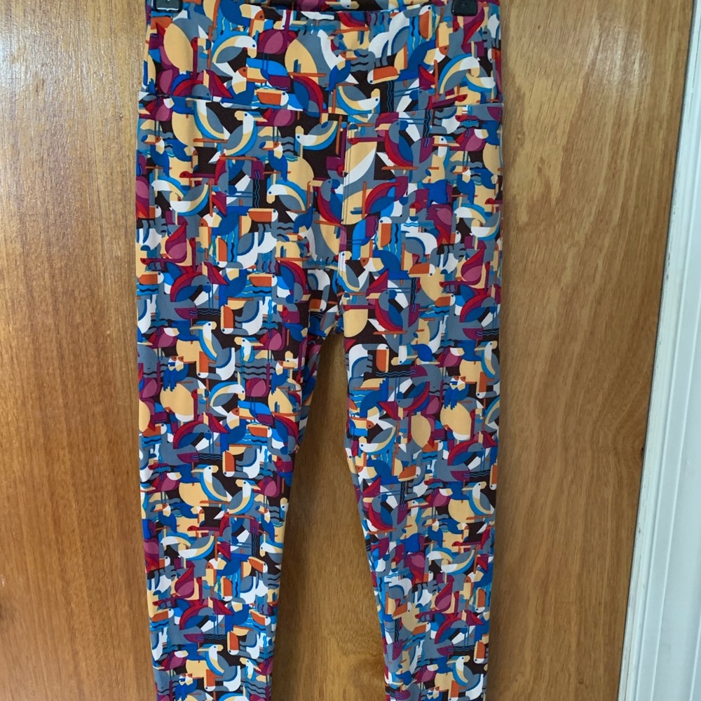 Lularoe leggings bird print